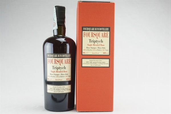 Foursquare Triptych  - Asta Rum, Whisky e Distillati da Collezione | Asta a Tempo - Associazione Nazionale - Case d'Asta italiane