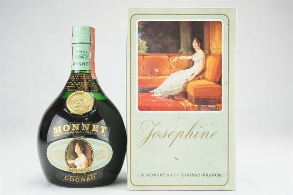 Cognac Josephine Fine Champagne Tres Vieille Monnet  - Asta Rum, Whisky e Distillati da Collezione | Asta a Tempo - Associazione Nazionale - Case d'Asta italiane