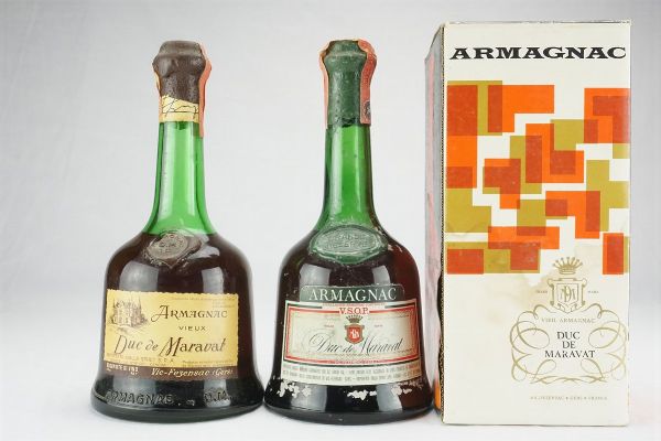 Selezione Armagnac Duc de Maravat  - Asta Rum, Whisky e Distillati da Collezione | Asta a Tempo - Associazione Nazionale - Case d'Asta italiane