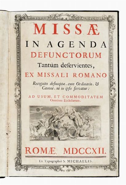 Missae in agenda defunctorum tantm deservientes...  - Asta Libri, autografi e manoscritti - Associazione Nazionale - Case d'Asta italiane