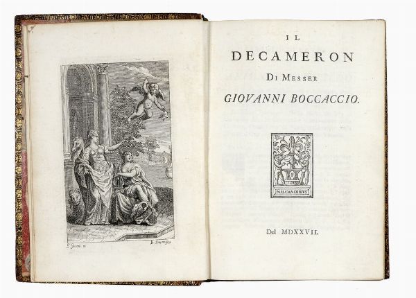 GIOVANNI BOCCACCIO : Il Decameron.  - Asta Libri, autografi e manoscritti - Associazione Nazionale - Case d'Asta italiane