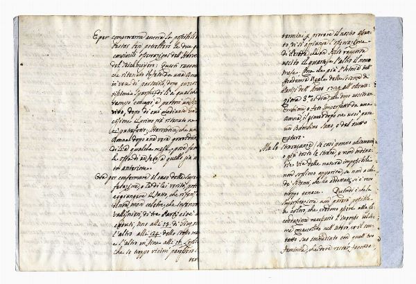 Raccolta di 4 manoscritti di medicina.  - Asta Libri, autografi e manoscritti - Associazione Nazionale - Case d'Asta italiane