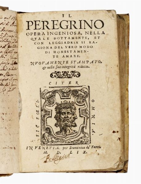 Lotto di 5 opere di letteratura del XVI secolo.  - Asta Libri, autografi e manoscritti - Associazione Nazionale - Case d'Asta italiane