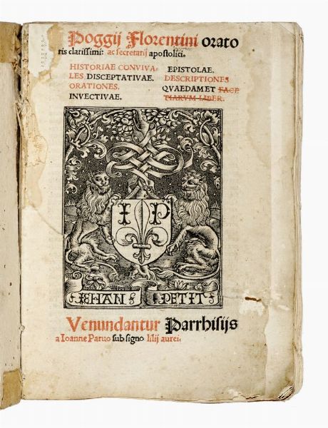 Lotto di 4 opere scomplete del XVI secolo.  - Asta Libri, autografi e manoscritti - Associazione Nazionale - Case d'Asta italiane