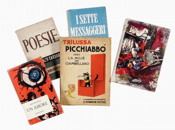 Raccolta di 26 volumi Mondadori, quasi tutti in prima edizione.  - Asta Libri, autografi e manoscritti - Associazione Nazionale - Case d'Asta italiane