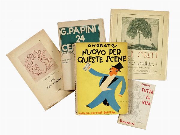 Raccolta di 55 edizioni italiane del Novecento.  - Asta Libri, autografi e manoscritti - Associazione Nazionale - Case d'Asta italiane