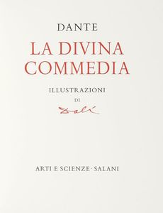 DANTE ALIGHIERI - La Divina commedia. Illustrazione di Dal.