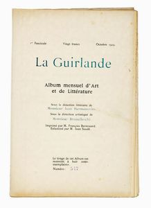 JEAN HERMANOVITS - La Guirlande. Album mensuel d'art et de litterature.