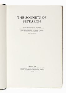 Francesco Petrarca - The sonnets of Petrarch in the original Italian, together with English translations...