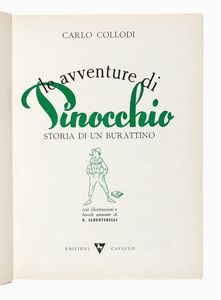 CARLO COLLODI - Le avventure di Pinocchio. Storia di un burattino.