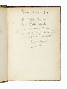 CORRADO GOVONI : Poesie scelte.  - Asta Libri, autografi e manoscritti - Associazione Nazionale - Case d'Asta italiane