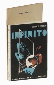BRUNO GIORDANO SANZIN : Infinito.  - Asta Libri, autografi e manoscritti - Associazione Nazionale - Case d'Asta italiane