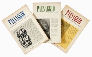 Parallelo. Anno I. Primavera-Estate 1943.  - Asta Libri, autografi e manoscritti - Associazione Nazionale - Case d'Asta italiane