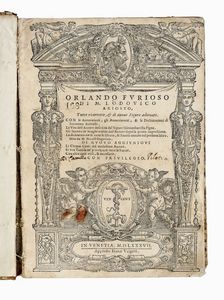 Ludovico Ariosto - Orlando furioso [...] con le annotationi, gli avvertimenti, & le dichiarationi di Ieronimo Ruscelli...