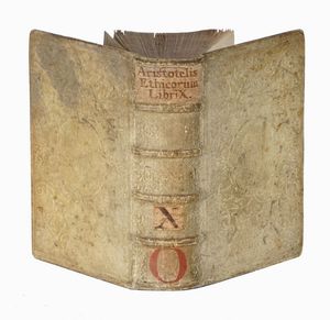 ARISTOTELES : De moribus ad Nicomachum libri X...  - Asta Libri, autografi e manoscritti - Associazione Nazionale - Case d'Asta italiane