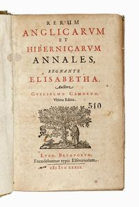 WILLIAM CAMDEN - Rerum Anglicarum et Hibernicarum annales, regnante Elisabetha.