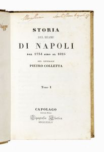 Pietro Colletta - Storia del Reame di Napoli dal 1734 sino al 1825. Tomo I (-IV).
