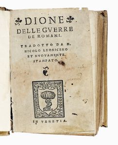 DIONE CASSIUS - Delle guerre de Romani.