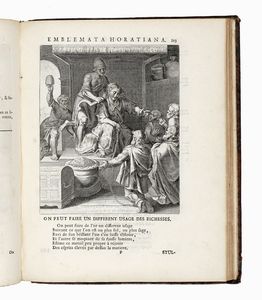 QUINTUS HORATIUS FLACCUS - Emblemata. Imaginibus in aes incisis, notisque illustrata...