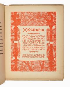 FRANCESCO NONNI - Xilografia. Pubblicazione mensile di xilografie originali. Anno I, num. 9.