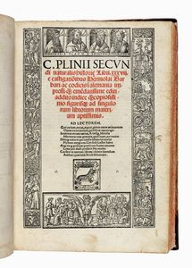 GAIUS PLINIUS SECUNDUS - Naturalis historie libri XXXVII e castigationibus Hermolai Barbari...