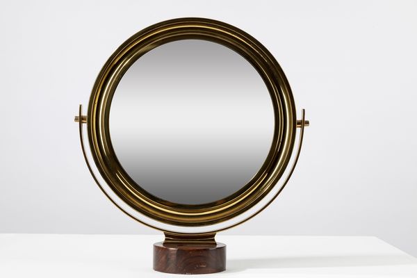 ,Sergio Mazza Artemide : Specchio da tavolo  - Asta Robertaebasta is back | Design e Arti Decorative - Associazione Nazionale - Case d'Asta italiane