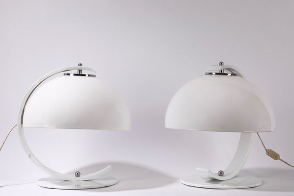 ,Manifattura Italiana : Coppia di lampade da tavolo  - Asta Robertaebasta is back | Design e Arti Decorative - Associazione Nazionale - Case d'Asta italiane