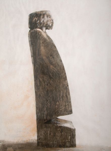 ,Giuliano Vangi : Donna in piedi (Studio per legno policromo)  - Asta Arte Moderna e Contemporanea - Associazione Nazionale - Case d'Asta italiane