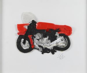 ,César (Baldaccini César) - Compressed motorcycle