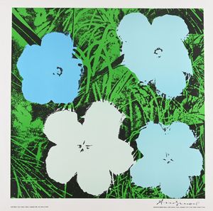 ,After Andy Warhol - Flowers