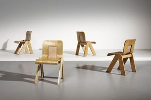 SABADIN GIGI - Quattro sedie produzione Stilwood