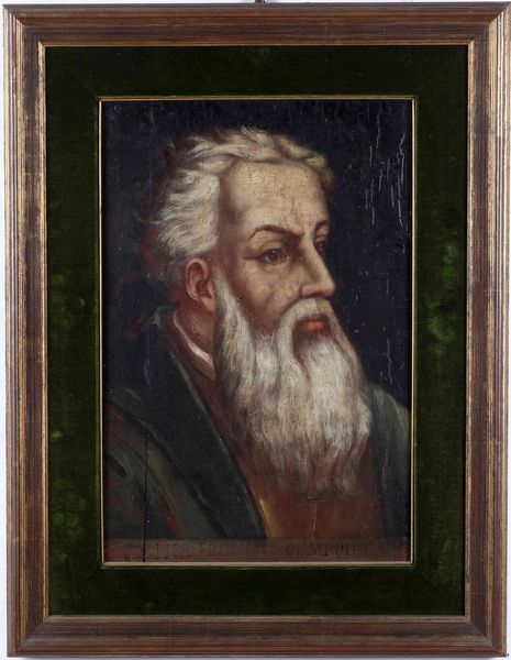 Scuola del XVI secolo Ritratto di profilo maschile  - Asta Dimore Italiane - Associazione Nazionale - Case d'Asta italiane