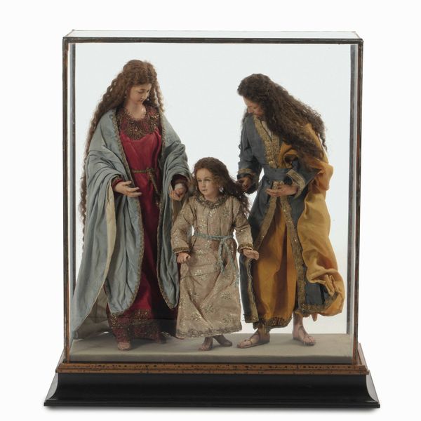 Sacra Famiglia. Arte presepiale spagnola, fine XVIII secolo  - Asta Dimore Italiane - Associazione Nazionale - Case d'Asta italiane