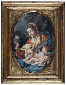 ,Antonio Allegri detto il Correggio - Madonna con Bambino