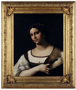 Scuola del XVIII-XIX secolo Ritratto di gentildonna  - Asta Dimore Italiane - Associazione Nazionale - Case d'Asta italiane