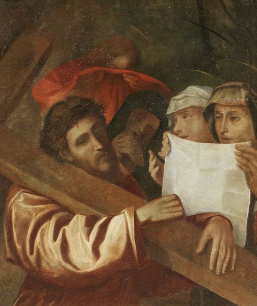 Cristo portacroce  - Asta Importanti Arredi e Dipinti Antichi - Associazione Nazionale - Case d'Asta italiane