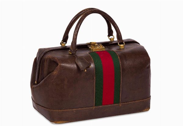 Gucci Borsone anni  70  - Asta Vintage, Gioielli e Bijoux - Associazione Nazionale - Case d'Asta italiane