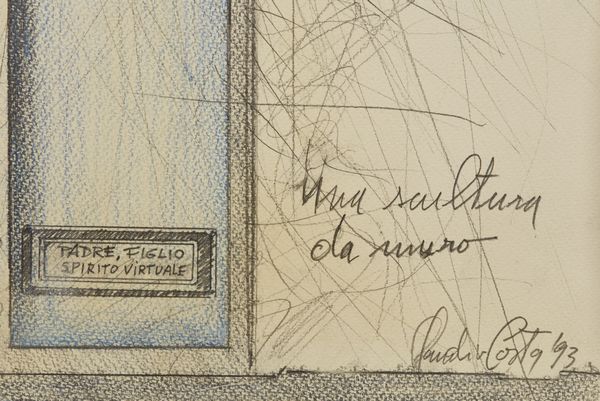 COSTA CLAUDIO (1942 - 1995) : Progetto per una scultura da muro.  - Asta Asta 358 | ARTE MODERNA E CONTEMPORANEA Online - Associazione Nazionale - Case d'Asta italiane