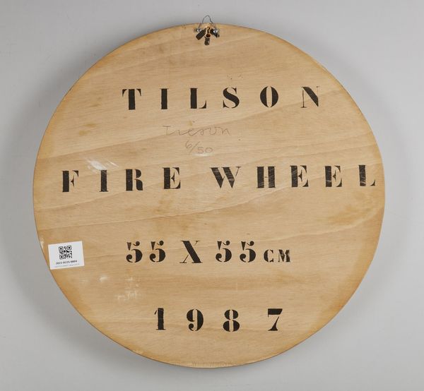 TILSON JOE (n. 1928) : Fire Wheel.  - Asta Asta 358 | ARTE MODERNA E CONTEMPORANEA Online - Associazione Nazionale - Case d'Asta italiane