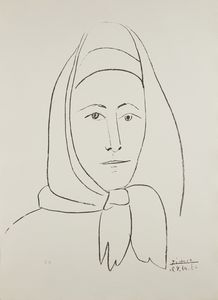 PICASSO PABLO (1881 - 1973) - Femme espagnole.