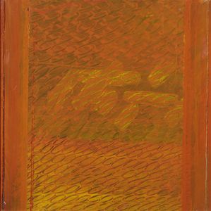 BIGGI GASTONE (1925 - 2014) - Ayron 130 ''Partitura in ciel d'oro''.