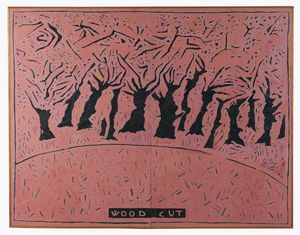MONDINO ALDO (1938 - 2005) : Wood cut.  - Asta Asta 358 | ARTE MODERNA E CONTEMPORANEA Online - Associazione Nazionale - Case d'Asta italiane