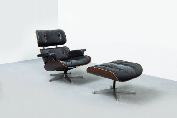 CHARLES EAMES : Longue Chair 670  - Asta Asta 202 Design - Associazione Nazionale - Case d'Asta italiane