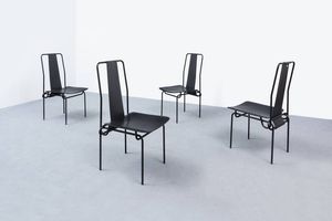 ADALBERTO DEL LAGO - Quattro sedie mod. Desco