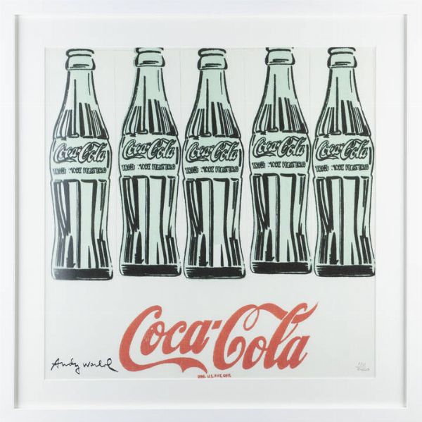 ANDY WARHOL Pittsburgh (USA) 1927 - 1987 New York (USA) : Coca Cola  - Asta Asta 201 Grafica - Associazione Nazionale - Case d'Asta italiane