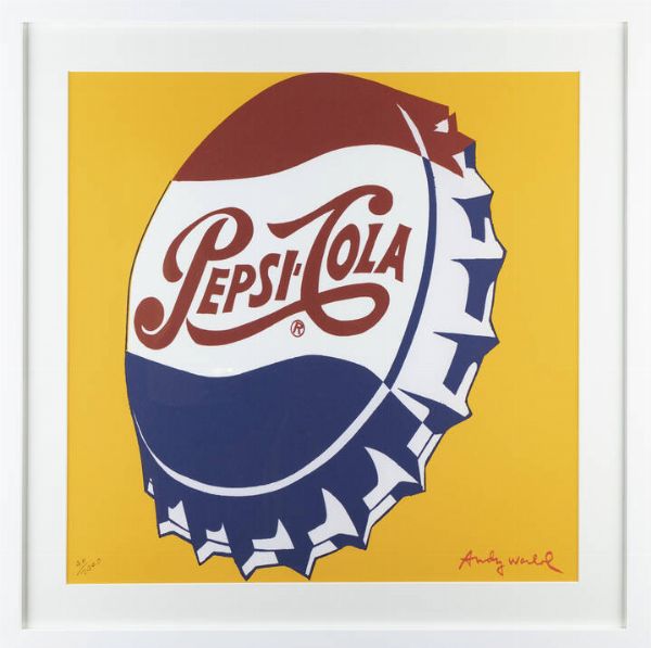ANDY WARHOL Pittsburgh (USA) 1927 - 1987 New York (USA) : Pepsi - Cola  - Asta Asta 201 Grafica - Associazione Nazionale - Case d'Asta italiane