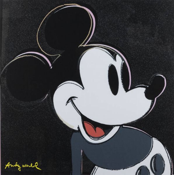 ANDY WARHOL Pittsburgh (USA) 1927 - 1987 New York (USA) : Mickey Mouse  - Asta Asta 201 Grafica - Associazione Nazionale - Case d'Asta italiane