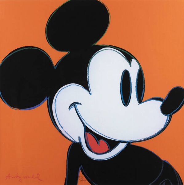 ANDY WARHOL Pittsburgh (USA) 1927 - 1987 New York (USA) : Mickey Mouse  - Asta Asta 201 Grafica - Associazione Nazionale - Case d'Asta italiane
