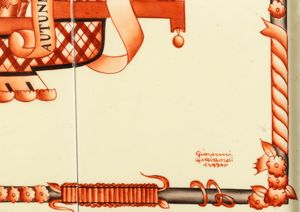 ,Giovanni Gariboldi : Richard Ginori, San Cristoforo, 1932 ca L'Autunno  - Asta Ceramiche del Novecento italiano - Associazione Nazionale - Case d'Asta italiane