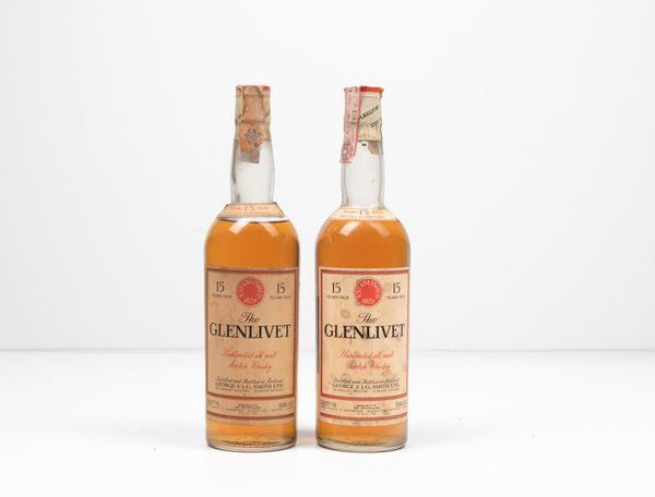 The Glenlivet, George & J.G. Smith Unblended All Malt Scotch Whisky 15 years old  - Asta Vini e Distillati da collezione e da investimento - Associazione Nazionale - Case d'Asta italiane